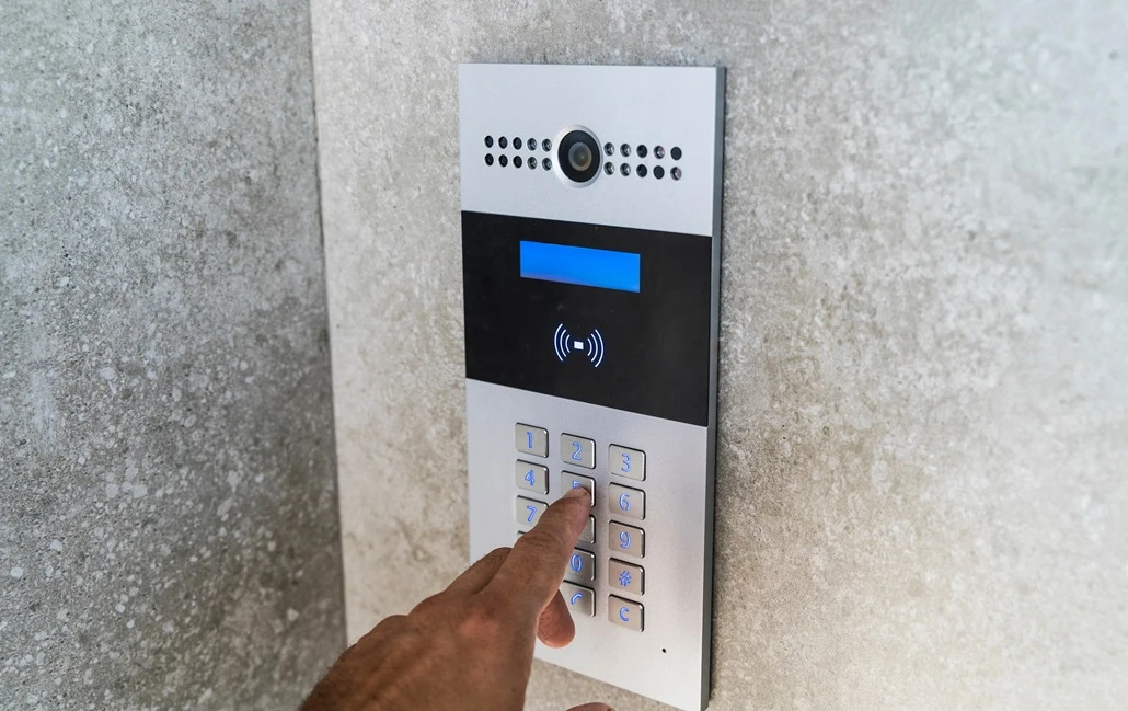 🔔 Intercom & Keypad Installation for Secure Access Control